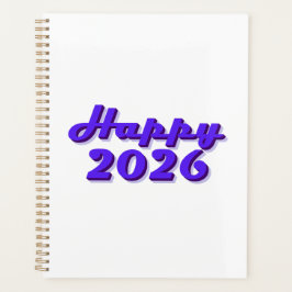 Happy 2026 プランナー手帳