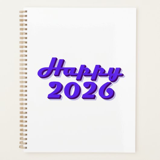 Happy 2026 プランナー手帳 (正面)