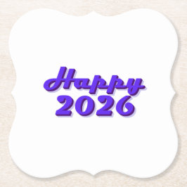 Happy 2026 ペーパーコースター