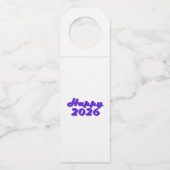 Happy 2026 ボトルネックタグ (正面)