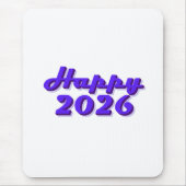 Happy 2026 マウスパッド (正面)
