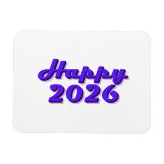 Happy 2026 マグネット