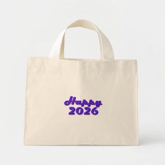 Happy 2026 ミニトートバッグ