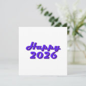 Happy 2026 招待状 (スタンド正面)