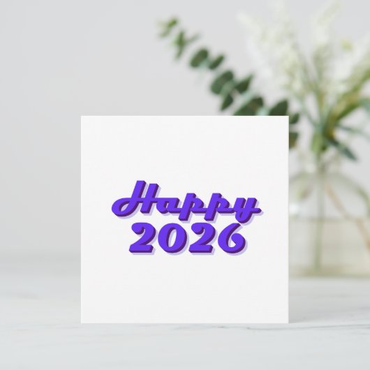 Happy 2026 招待状 (スタンド正面)