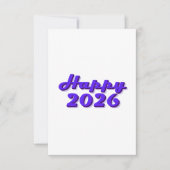 Happy 2026 招待状 (正面)