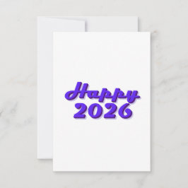 Happy 2026 招待状