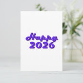 Happy 2026 招待状 (スタンド正面)