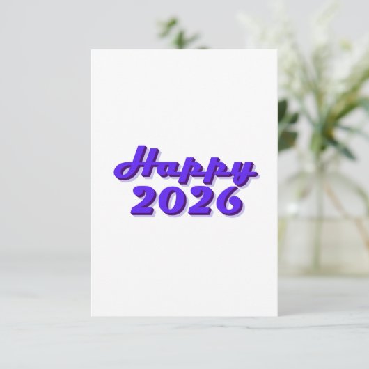 Happy 2026 招待状 (スタンド正面)