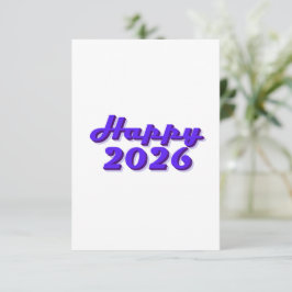 Happy 2026 招待状