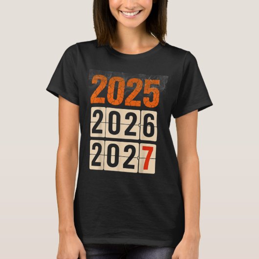 Happy 2026 2027 New Year Funny 67 Meme Six Seven M Tシャツ (正面)