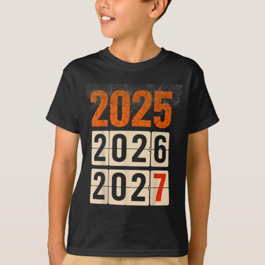 Happy 2026 2027 New Year Funny 67 Meme Six Seven M Tシャツ (正面)