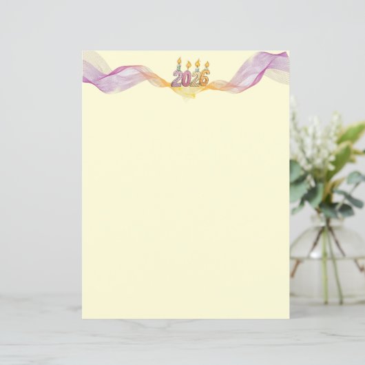 Happy 2026 New Year Paper (スタンド正面)