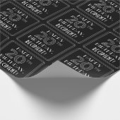 HAPPY 20th誕生日、アールデコスタイル(名前をカスタムする付き) ラッピングペーパー (角)