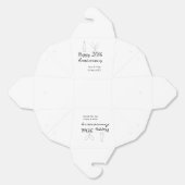 Happy 20th anniversary champagne bottle glass name フェイバーボックス (見開き)