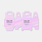 Happy 20th anniversary pink purple pastel name bol フェイバーボックス (折り畳みなし)