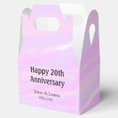 Happy 20th anniversary pink purple pastel name bol フェイバーボックス (オープン)