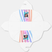 Happy 20th Birthday rainbow rustic boho lines phot フェイバーボックス (見開き)