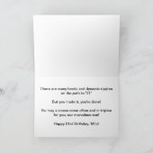 Happy 21st Birthday, Milo, with Dynamic Ripples カード (内部)