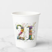 Happy 21st Birthday Wildflowers Happy Birthday 紙コップ (正面)