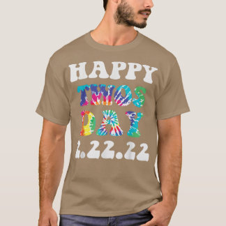 Happy 22222 Twosday 2022年2月22日(火) Tシャツ