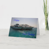 Happy 23rd Birthday Dive boats カード (正面)
