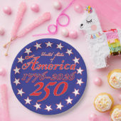 Happy 250th America ペーパープレート (パーティー)