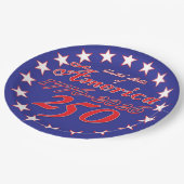 Happy 250th America ペーパープレート (アングル)