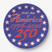 Happy 250th America ペーパープレート (正面)