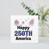 Happy 250th America Patriotic 4th of July 招待状 (スタンド正面)
