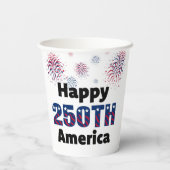 Happy 250th America Patriotic Party 紙コップ (裏面)