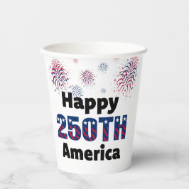 Happy 250th America Patriotic Party  紙コップ