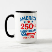 Happy 250th Anniversary America  マグカップ (左)