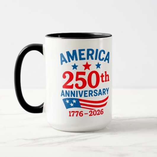 Happy 250th Anniversary America マグカップ (左)