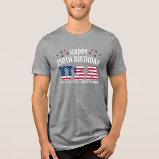 Happy 250th birthday USA トライブレンドＴシャツ