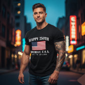 Happy 250th Birthday USA Shirt | America 250 Tee | トライブレンドTシャツ