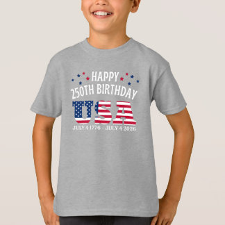 Happy 250th birthday USA Tシャツ
