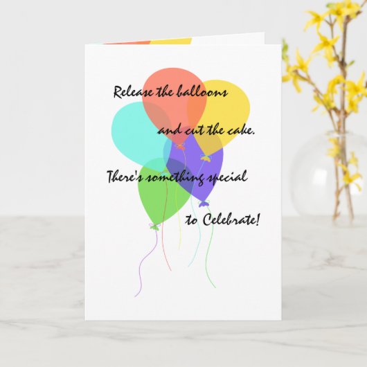 Happy 25thまたはANY YEAR Anniversary Greeting カード (黄色い花)