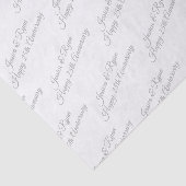 Happy 25th Anniversary DIY Names/Year Grey Script 薄葉紙 (詳細)