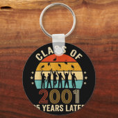 Happy 25th reunion class of 2001 students 25 years キーホルダー (正面)