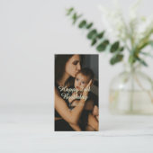 Happy 2nd birthday kids baby mother yellow gray na 名刺 (スタンド正面)