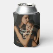 Happy 2nd birthday kids baby mother yellow gray na 缶クーラー (缶裏面)