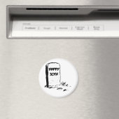 「Happy 30th」墓石 マグネット (インサイチュ (食洗機))