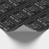 HAPPY 39th誕生日、アールデコスタイル(名前をカスタムする付き) ラッピングペーパー (角)