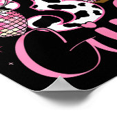 Happy 3rd Birthday Girl Outfit Rodeo Western Cowgi ポスター (角)