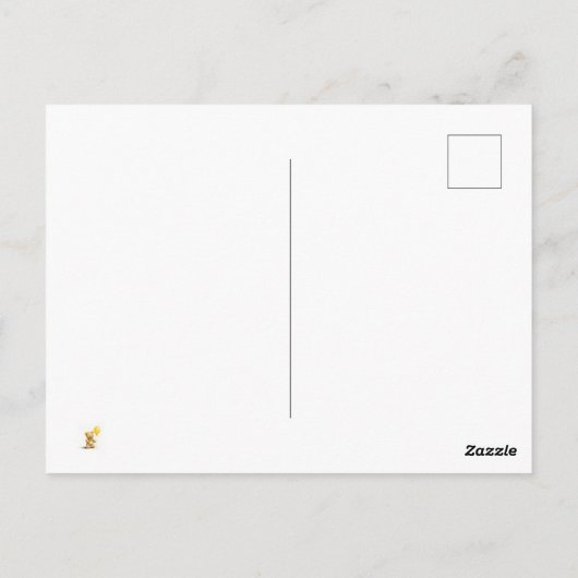 Happy 3rd Birthday, Personalized Teddy Bear Card,  ポストカード (裏面)