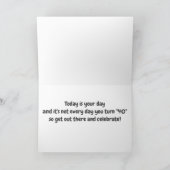 HAPPY **40th Birthday カード (内部)