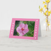 HAPPY **40th Birthday カード (黄色い花)