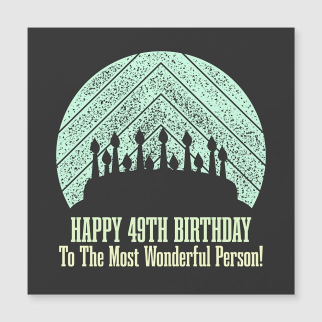Happy 49th birthday to the most wonderful person (正面)