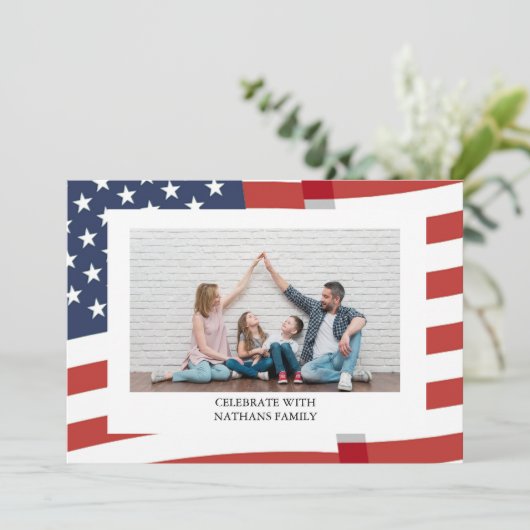 Happy 4 of 7月の独立記念日の写真 シーズンカード (スタンド正面)